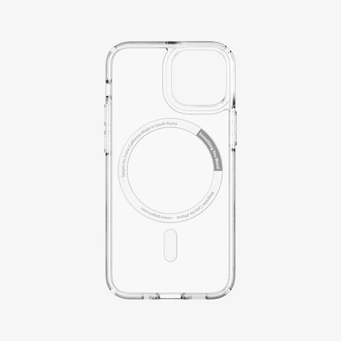 ACS03210 - iPhone 13 Pro Max Case Ultra Hybrid Mag Safe Compatible in white showing the back